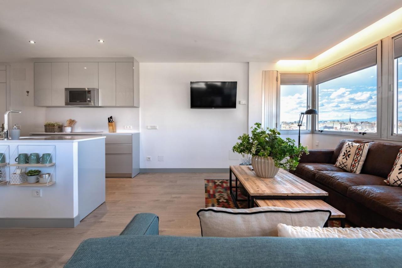 2 Bedrooms 1 Bathroom Furnished - Justicia - Incredible Views - Mintystay 马德里 外观 照片
