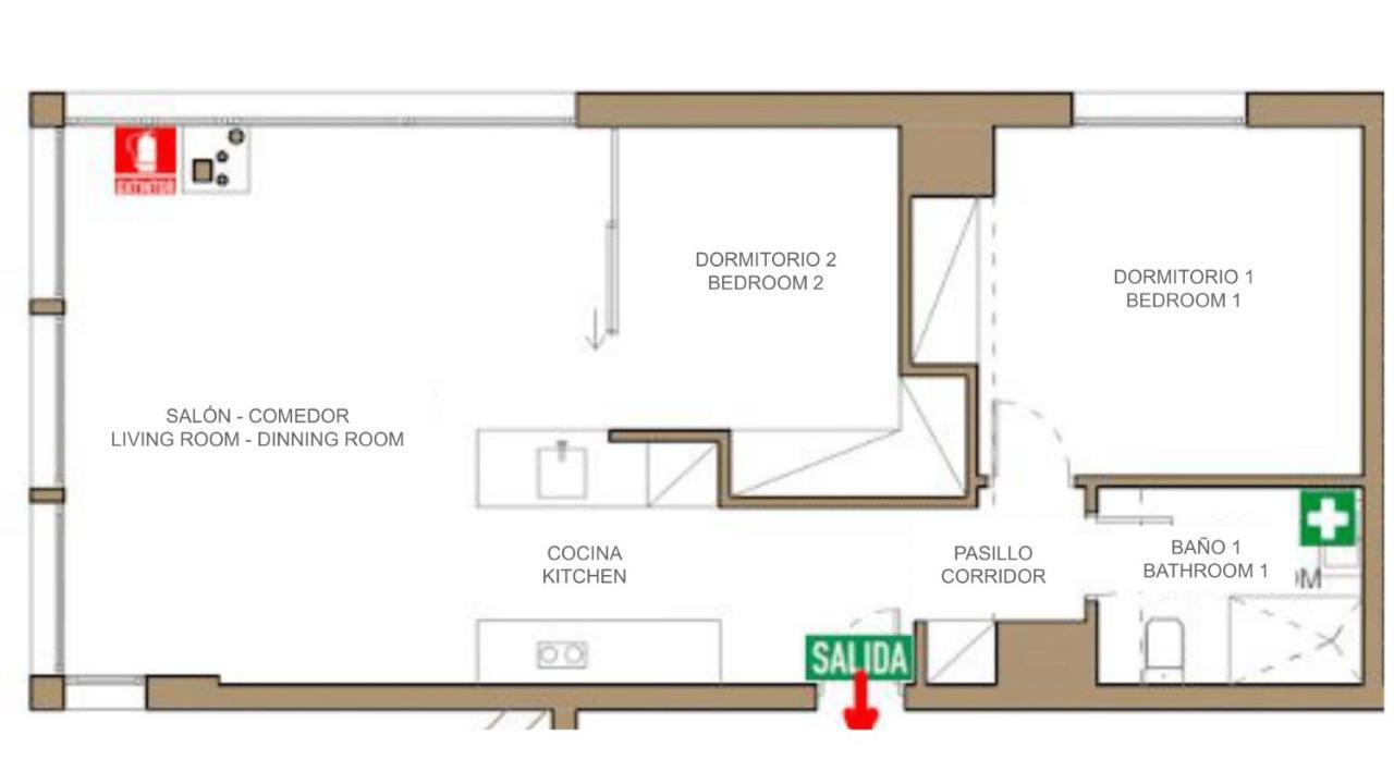 2 Bedrooms 1 Bathroom Furnished - Justicia - Incredible Views - Mintystay 马德里 外观 照片